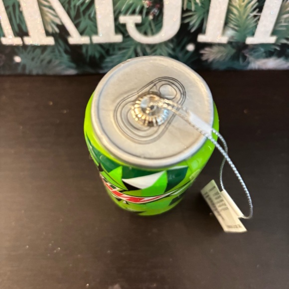 NWT  Mtn Dew Can Of Soda Pop Christmas Tree Ornament For the Mtn Dew Lover! - Picture 2 of 5